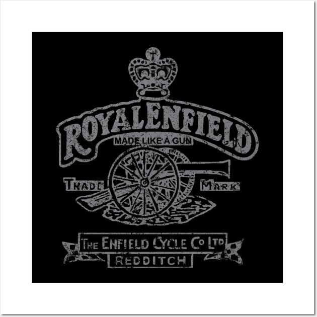 Royal Enfield Wall Art by MindsparkCreative